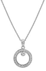 Hot Diamonds Orbit DP929 srebrna diamantna ogrlica iz topaza (verižica, obesek)