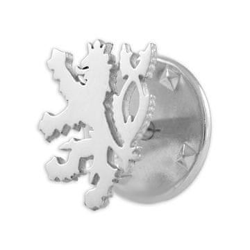Srebrna broška češki lev 481 001 00147 04
