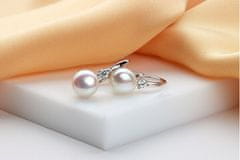 Brilio Silver Fini srebrni uhani z biseri EA955W