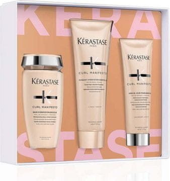 Darilni set vlažilne nege za kodraste in valovite lase Curl Manifesto