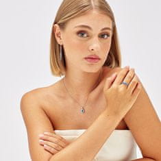 Brosway Eleganten srebrn prstan s cirkoni Fancy FFB14 (Obseg 54 mm)
