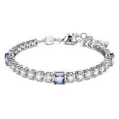 Swarovski Bleščeča zapestnica s kristali Matrix Tennis 5666426