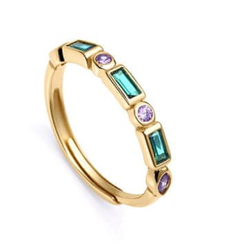 Viceroy Čudovit pozlačen prstan s cirkoni 9120A0