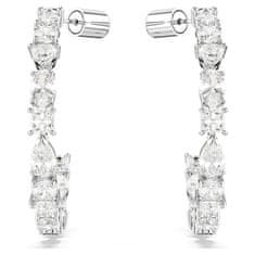 Swarovski Luksuzni okrogli uhani s kristali Mesmera 5672834