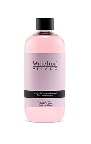 Millefiori Milano Polnilo za aromo difuzorja Natural Magnolia Blossom & Wood 500 ml