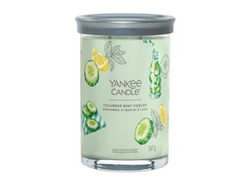 Yankee Candle Aroma sveča Signature tumbler velika Cucumber Mint Cooler 567 g