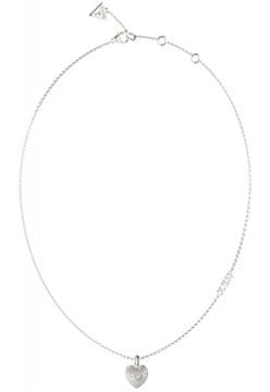 Guess Decentna jeklena ogrlica s cirkoni Amami JUBN04030JWRHT/U