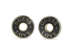 Guess Originalni pozlačeni uhani Love Guess JUBE04084JWYGBKT/U