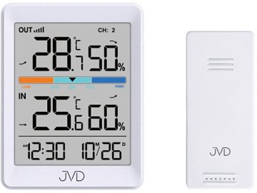 JVD Digitalna ura s termometrom in higrometrom T3340.2