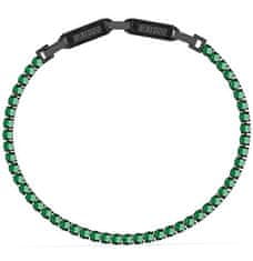 Guess Moška jeklena zapestnica s cirkoni Eternity JUMB03237JWBKGNT/U