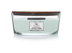 Woodwick Dišeča sveča čoln Sagewood & Seagrass 453,6 g