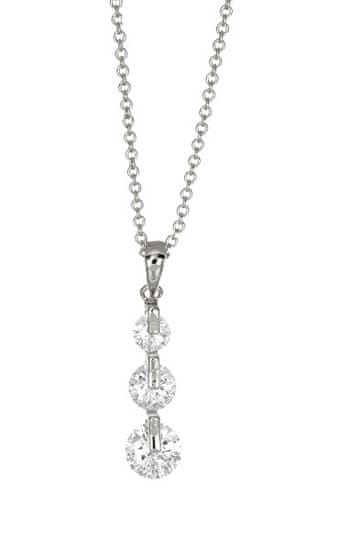 Elegantna ogrlica s kristali Mood 32242.R