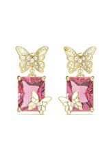 Guess Chrysalis pozlačeni uhani metulj JUBE04089JWYGLPT/U