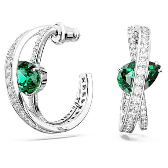 Swarovski Očarljivi obročasti uhani s kristali Hyperbola 5665334