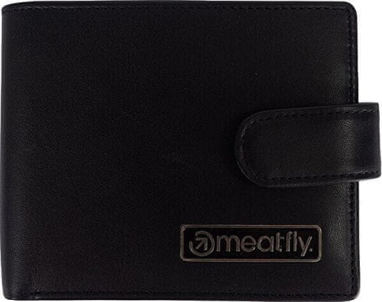 MEATFLY Moška usnjena denarnica Nathan Premium Black