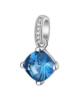 Brosway Srebrn obesek z modrim cirkonom Fancy Freedom Blue FFB15