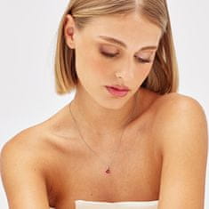 Brosway Srebrn obesek z rdečim cirkonom Fancy Passion Ruby FPR17