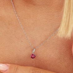 Brosway Srebrn obesek z rdečim cirkonom Fancy Passion Ruby FPR17