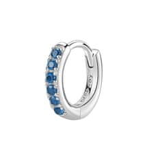 Brosway Srebrni enojni uhan z obročem Fancy Freedom Blue FFB80