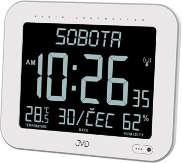 JVD Radijsko vodena digitalna ura z budilko DH9362.1