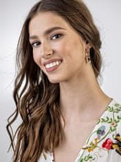 Emily Westwood Elegantni pozlačeni obročasti uhani 2 v 1 Norah EWE23055G