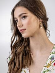 Emily Westwood Elegantni pozlačeni obročasti uhani 2 v 1 Norah EWE23055G