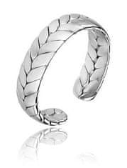 Marc Malone Odprt jeklen prstan Oaklynn Silver Ring MCJ.R1023
