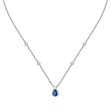 Morellato Elegantna srebrna ogrlica s cirkoni Tesori SAIW191