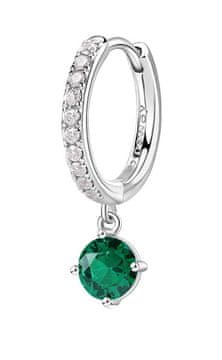 Brosway Okrogli enojni uhani Fancy Life Green FLG82