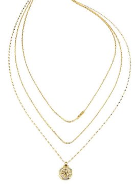 Guess Decentna trojna ogrlica Guess JUBN03127JWYGT/U