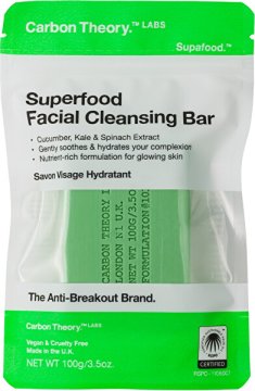 Carbon Theory Superfood čistilno milo za obraz (Facial Cleansing Bar) 100 g