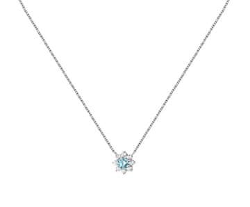 Morellato Čudovita srebrna ogrlica s cvetjem Tesori SAIW186