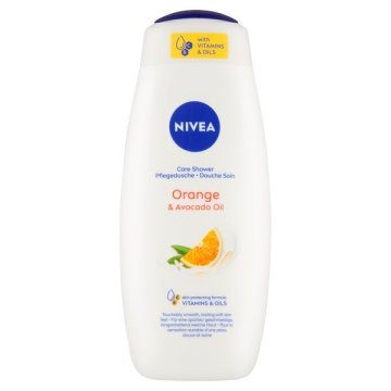 Nivea Gel za prhanje s pomarančnim in avokadovim oljem (negovalni gel za prhanje) 500 ml