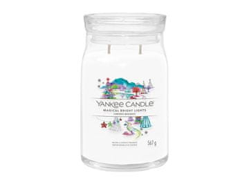 Yankee Candle Aromatična sveča Signature velik kozarec Magical Bright Lights 567 g