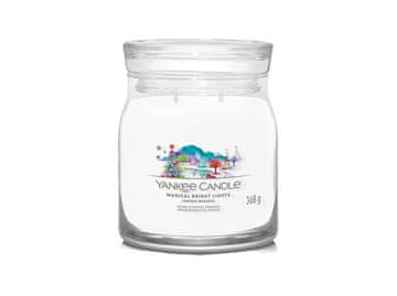 Yankee Candle Aromatična sveča Signature glass medium Magical Bright Lights 368 g