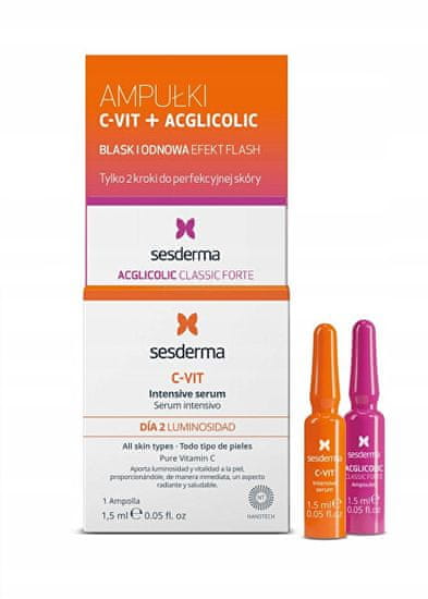 Sesderma Darilni set za obnovo kože Flash Effect