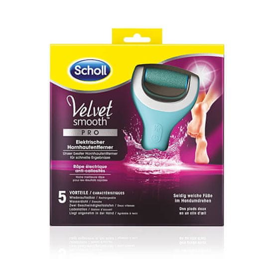 Scholl Velvet Smooth Pro električna pila za noge (mokra in suha)