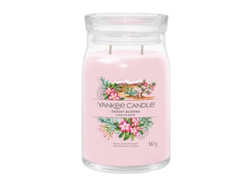 Yankee Candle Aromatična sveča Signature glass velika Desert Blooms 567 g
