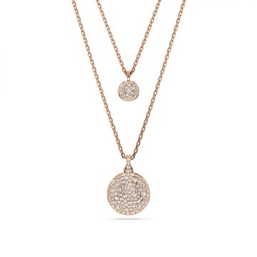 Swarovski Dvojna bronasta ogrlica Meteora 5683449