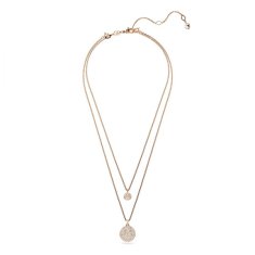 Swarovski Dvojna bronasta ogrlica Meteora 5683449