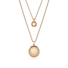 Swarovski Dvojna bronasta ogrlica Meteora 5683449