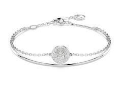 Swarovski Dvojna bronasta zapestnica s kristali Meteora 5683447