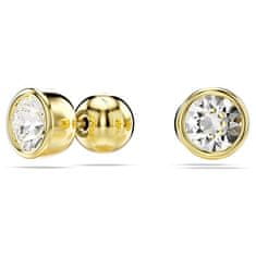 Swarovski Brezčasni pozlačeni uhani s čepki Imber 5681552
