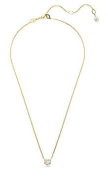 Swarovski Elegantna pozlačena ogrlica s kristalom Imber 5684511