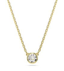 Swarovski Elegantna pozlačena ogrlica s kristalom Imber 5684511
