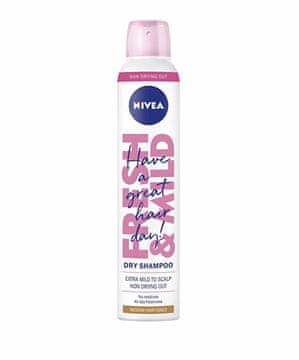Nivea Suh šampon za svetlejše odtenke las (Dry Shampoo Medium Tones) 200 ml