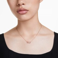 Swarovski Moderna bronasta neskončna ogrlica s kristali hiperbole 5684084