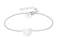 Tamaris Jeklena zapestnica Decent Logomania Heart TJ-0528-B-20