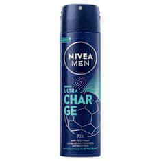 Nivea Antiperspirant v spreju za moške Men Ultra Charge (Anti-perspirant) 150 ml