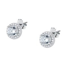 La Petite Story Elegantni srebrni uhani s cirkoni Silver LPS01AWV02